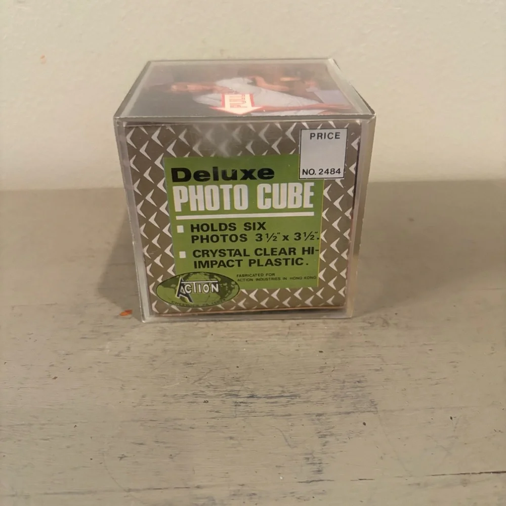 Deluxe Photo Cube - Green and Clear